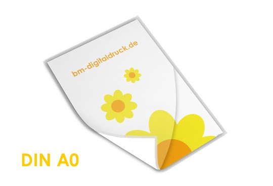Plakat einlaminiert DIN A0