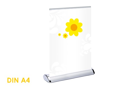 Mini-Rollup-Display DIN A4