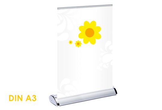 Mini-Rollup-Display DIN A3