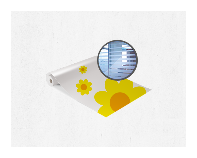 Milchglas-/Glasdekorfolien mit Druck