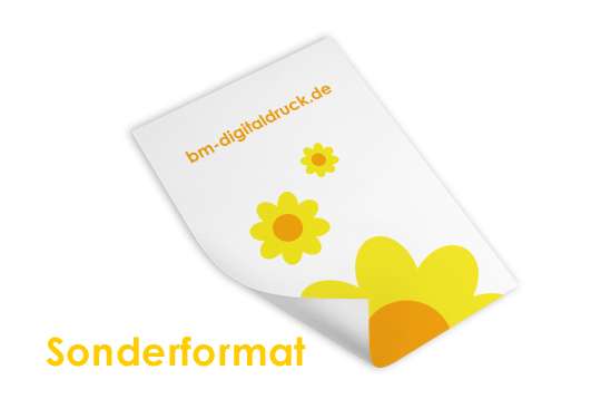 Plakat Sonderformat Offsetpapier