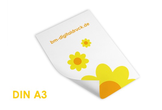 Plakat DIN A3 Offsetpapier